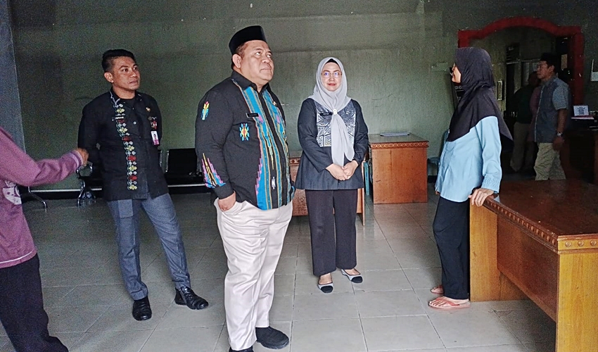 Awal Ramadan, Sekda Sugondo Sidak Disiplin ASN