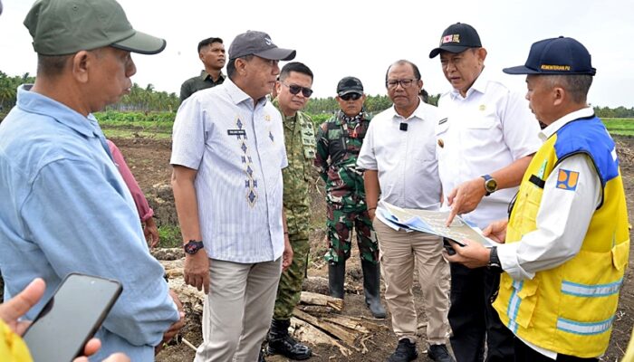 Gubernur Cek Progres Percetakan Sawah di Randangan, Pastikan Program Berjalan Cepat dan Tepat