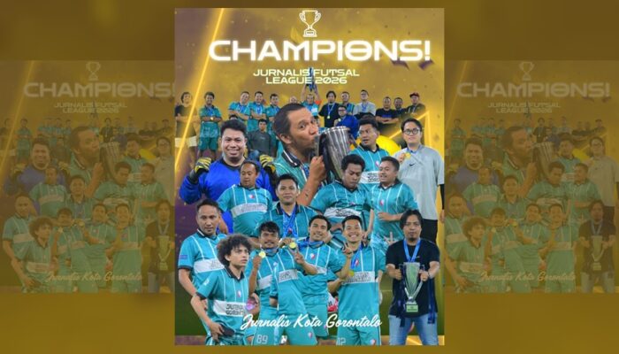 JFL 2026 Peringatan HPN ke-80: Tak Pernah Alami Kekalahan, Tim Kota Gorontalo Sabet Juara