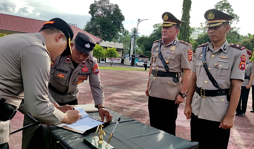 Polres Bone Bolango Rotasi Sejumlah Pejabat, Struktur Baru Siap Perkuat Kinerja