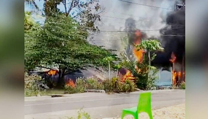 Rumah Milik Seorang Ibu Paruh Baya di Pulubala Hangus Dilalap Api