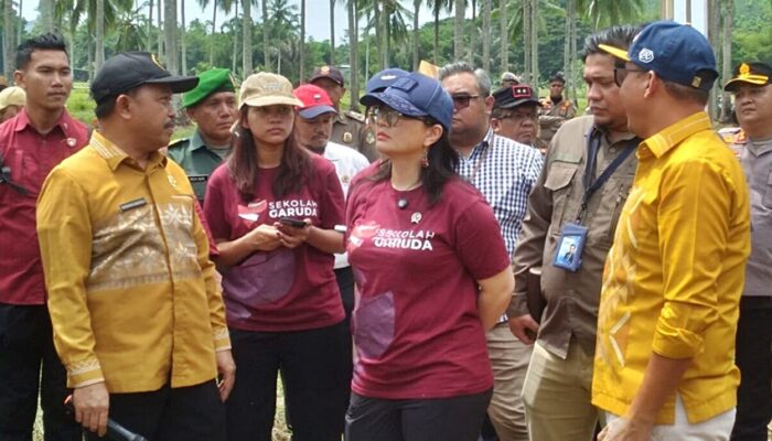 Wamendiktisaintek Tinjau Lahan Sekolah Garuda di Boalemo