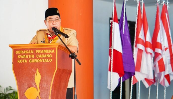 Adhan Tekankan Penguatan Gerakan Pramuka di Kota Gorontalo