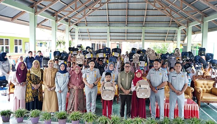 Bantu Siswa di Kota Gorontalo, Indra Gobel Apresiasi PT. Jasa Raharja