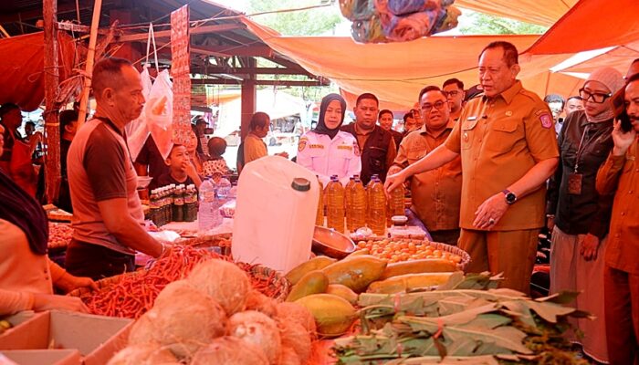 Cek Pasar dan Distributor, Gubernur Jamin Harga dan Pasokan Bahan Pokok Aman Hingga Idulfitri