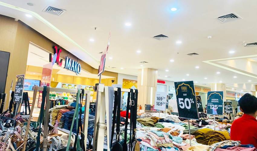 Salah satu gerai yang ada di Citimall Gorontalo.