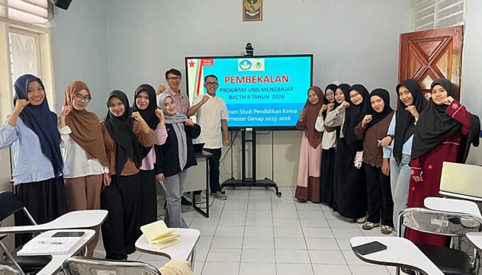 Mahasiswa Pendidikan Kimia Ikuti Pembekalan Program UNG Mengajar Batch 9