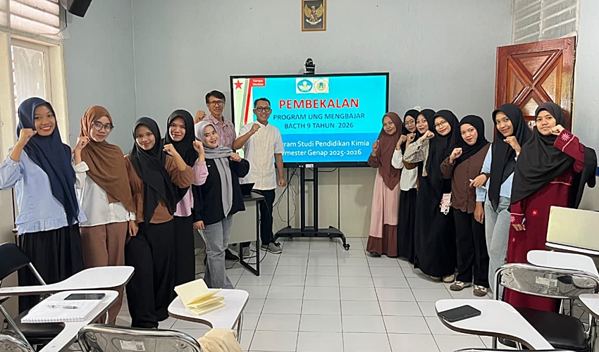 Mahasiswa Pendidikan Kimia Ikuti Pembekalan Program UNG Mengajar Batch 9