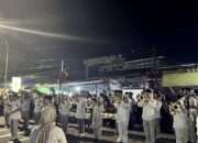 Marching Band Gita Civica UNG Meriahkan Festival Pawai Obor dan Kolak Ubi