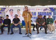 Pasar Murah Pemprov Diserbu Warga Heledulaa Utara