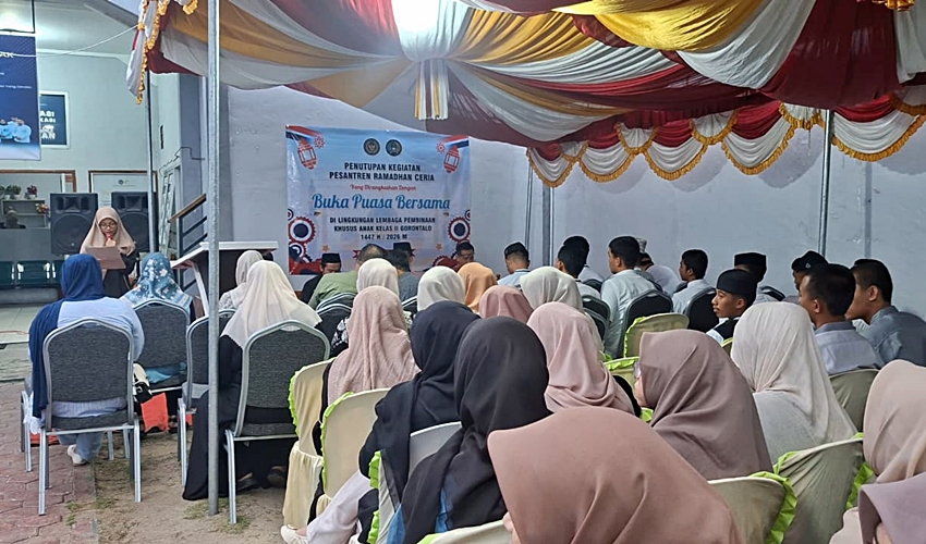 Pesantren Ramadan di LPKA Gorontalo Ditutup, Dirangkaikan dengan Syukuran Akreditasi Klinik