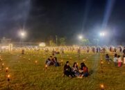 Ribuan Lampu Botol Terangi Lapangan IPPOT Saat Tumbilotohe