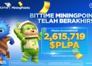 Bittime Mining Points Resmi Berakhir, Volume Perdagangan Naik Lebih dari 50%