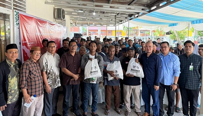 100 Pengemudi Ojol Nikmati Ganti Oli Gratis dari BAZNAS Kota Gorontalo