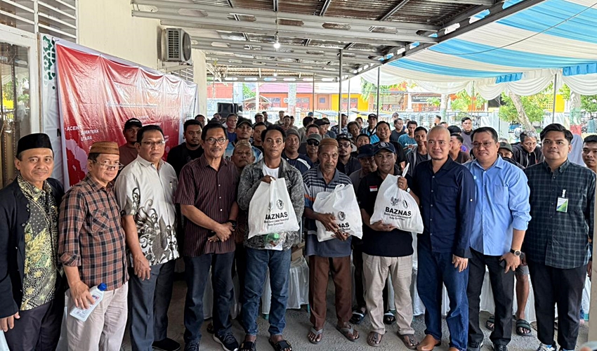 100 Pengemudi Ojol Nikmati Ganti Oli Gratis dari BAZNAS Kota Gorontalo