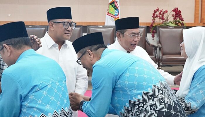 264 JCH Dilepas, Indra Gobel Tekankan Jaga Akhlak dan Nama Baik Daerah