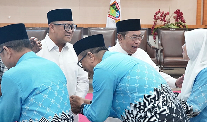 264 JCH Dilepas, Indra Gobel Tekankan Jaga Akhlak dan Nama Baik Daerah