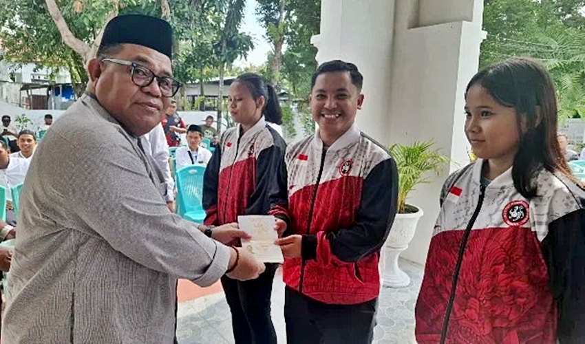 Ini Pesan Sekda Kabgor saat Lepas Atlet INKANAS ke Kejuaraan Internasional di Malaysia