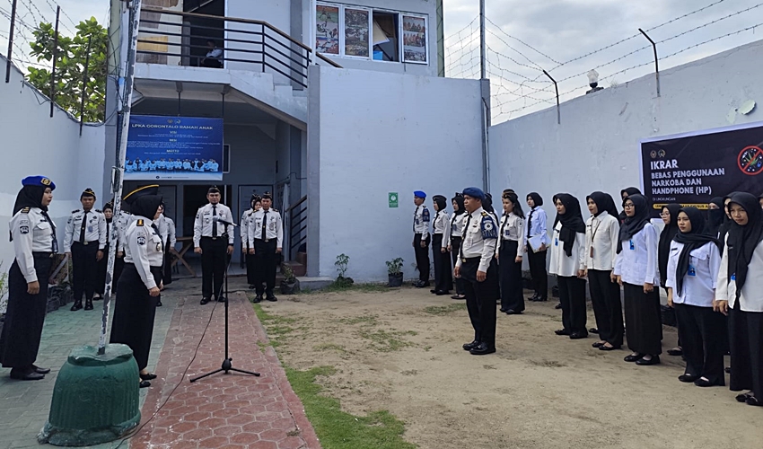 LPKA Gorontalo Tegaskan Komitmen Bersih Halinar, Integritas Petugas Diperketat