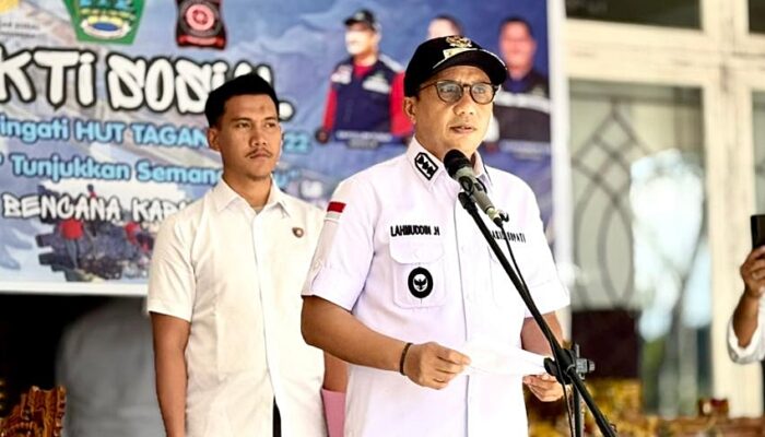 Pimpin Apel HUT ke-22 Tagana, Wabup Boalemo Tekankan Kesiapsiagaan Relawan