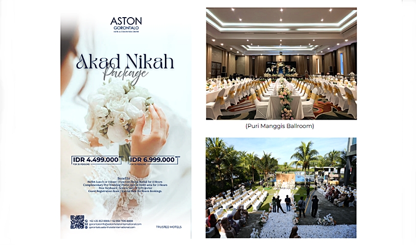 Rayakan Momen Istimewa Lebih Berkesan, Aston Gorontalo Hadirkan Akad Nikah Package