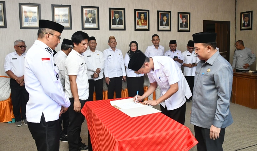 Sertijab Sekda Boalemo, Tonggak Baru Perkuat Sinergi dan Pelayanan Publik