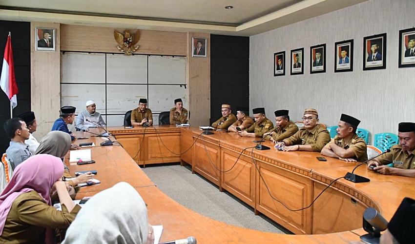 Wabup Boalemo Pimpin Rapat Ramadan Fair 2026, Kegiatan Dipusatkan di Masjid Agung Baiturrahman