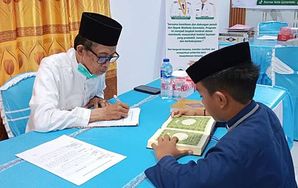 Cetak Qori dan Hafiz Muda, BAZNAS Kota Gorontalo Gelar Seleksi Program BINSUS