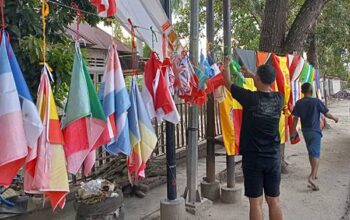 Demam Piala Dunia Mulai Terasa, Pedagang Bendera Ramaikan Sudut Kota Gorontalo