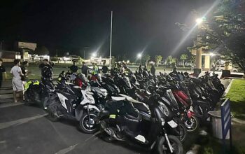 Gunakan Knalpot Brong, 38 Kendaraan Diamankan Polres Pohuwato