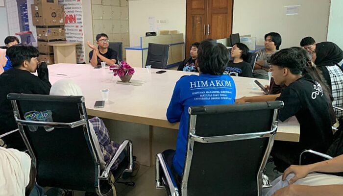 HIMAKOM UNG Kunjungi Gorontalo Post, Belajar Langsung Dunia Jurnalistik dan Media Digital
