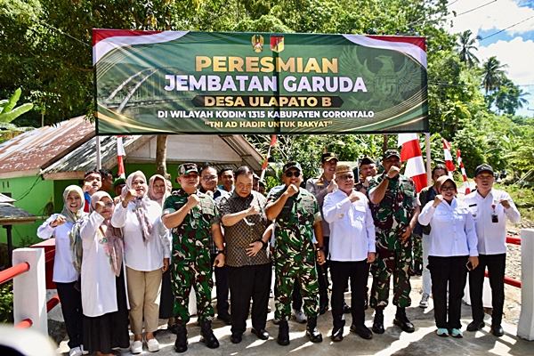 Jembatan Garuda Ulapato-B Diresmikan, Akses Warga Kini Lebih Mudah
