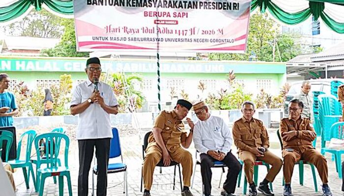Masjid Sabilurrasyad UNG Siap Salurkan Bantuan Kurban Presiden ke Warga
