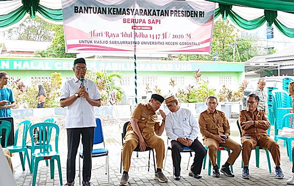 Masjid Sabilurrasyad UNG Siap Salurkan Bantuan Kurban Presiden ke Warga