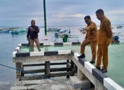 Perintah Gubernur Gusnar, Kepala DKP Turun Tinjau Ambruknya Fasilitas KNMP Leato
