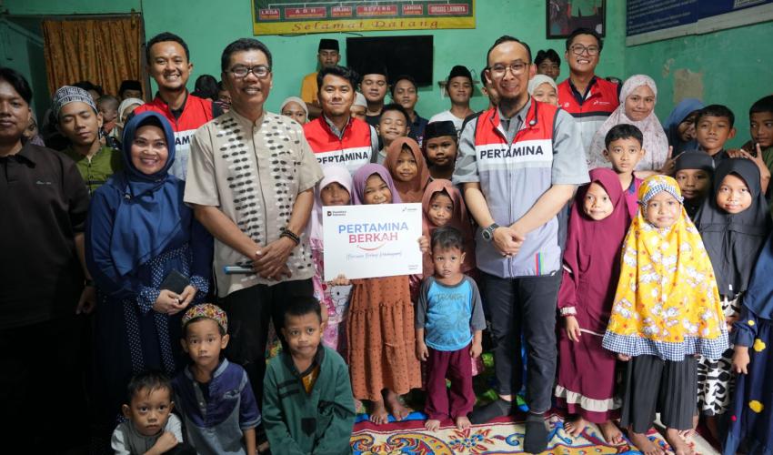 Pertamina BERKAH Hadir di Makassar, Anak Yatim di Tallo Terima Dukungan Sosial dan Pendidikan