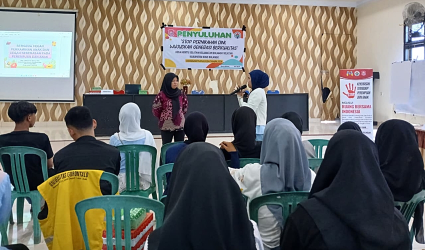 Remaja Huntu Selatan Didorong Jadi Garda Terdepan Cegah Pernikahan Dini