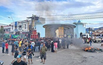 Sopir Truk Gelar Demo di Perlimaan Telaga, Tuntut Penindakan Mafia Solar Bersubsidi