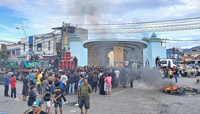 Sopir Truk Gelar Demo di Perlimaan Telaga, Tuntut Penindakan Mafia Solar Bersubsidi