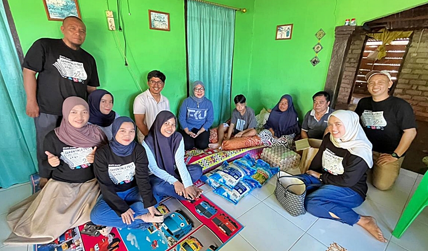 Tanpa Seremoni Mewah, Gorontalo Post Pilih Berbagi di Usia ke-26