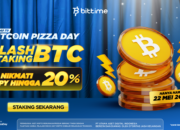 Bittime Hadirkan Flash Staking dengan APY Hingga 20%, Rayakan Bitcoin Pizza Day