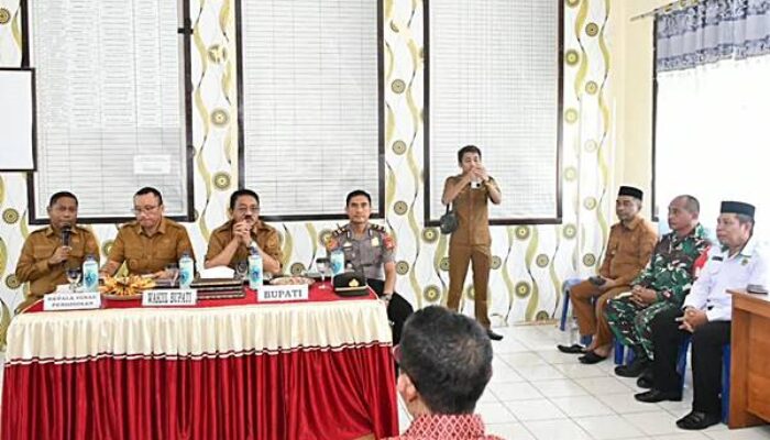 Bupati Rum Apresiasi Dukungan Warga Paguyaman untuk Pembangunan Sekolah Nasional Terintegrasi
