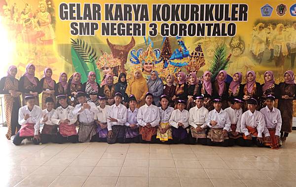 Gelar Karya Kokurikuler SMP Negeri 3, Suguhkan Tanggomo, Paiya Lohungo Lopoli, dan Dana-Dana