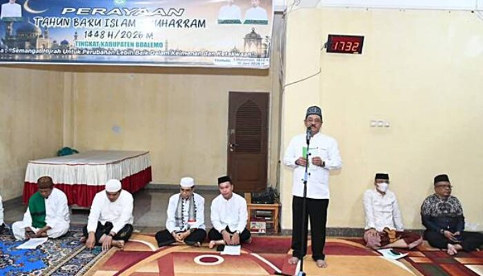 Malam Penuh Doa, Pemkab Boalemo Gelar Dzikir Akbar Sambut Tahun Baru Islam