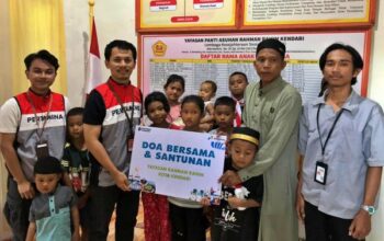 Pertamina Patra Niaga Perkuat Kepedulian Sosial, Santuni Anak Panti Asuhan di Kendari