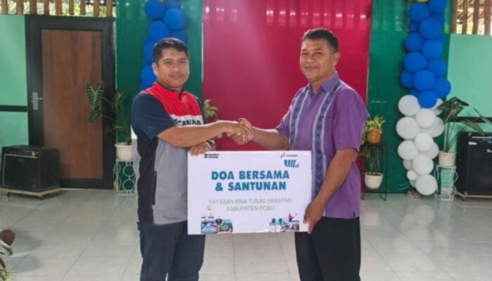 Pertamina Patra Niaga Tebar Kepedulian di Poso, Santuni Anak Yatim dan Disabilitas Rp10 Juta