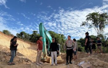 Satu Unit Excavator Kembali Disita Polisi dari Lokasi PETI Bulangita