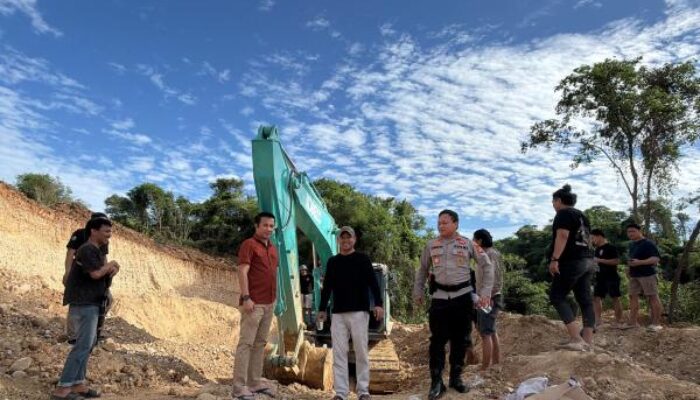 Satu Unit Excavator Kembali Disita Polisi dari Lokasi PETI Bulangita