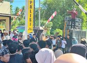 Aliansi Penambang dan Mahasiswa Geruduk Polres Bonbol, Tuntut Kepastian Hukum Batu Gergaji
