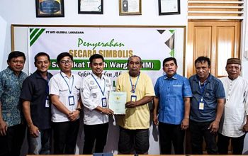 BJA Group Fasilitasi Sertifikasi Lahan Warga di Sepanjang Jalan Akses Pelabuhan Lalape